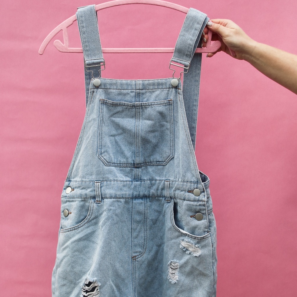 Short Jean Overalls